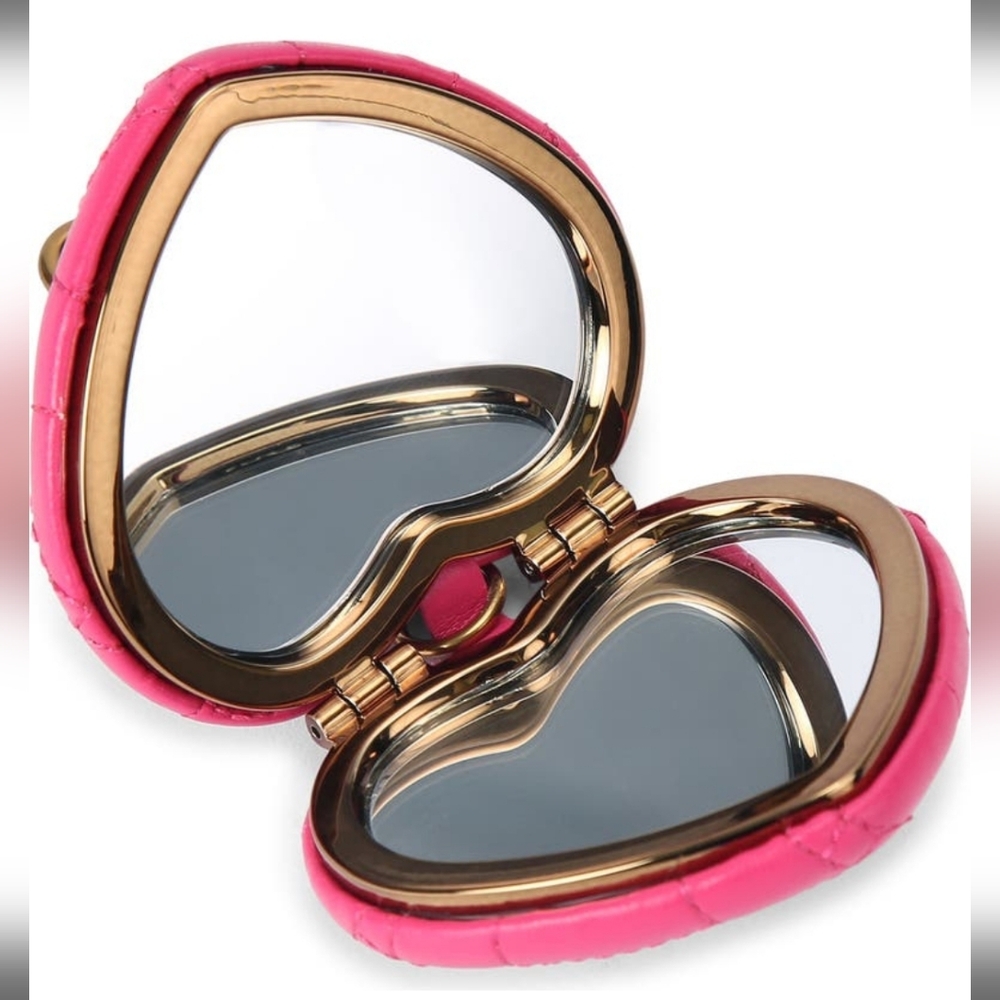 Kurt Geiger Kensington Heart Mirror Holder Bag Charm,  NWT In Box - Picture 3 of 4